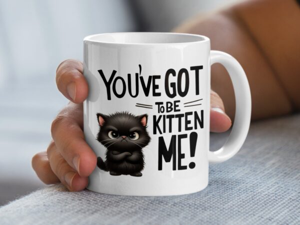 You've Got To Be Kitten Me Cute Cat Coffee Mug