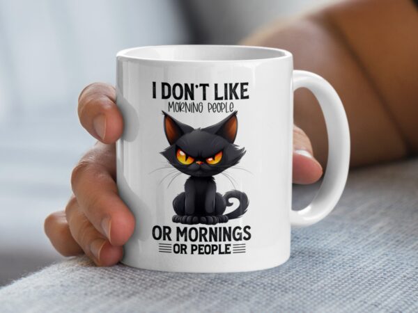 I Don't Like Morning People Funny Coffee Mug