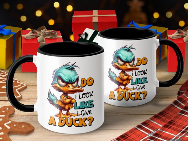 Funny Grumpy Duck Coffee Mug - Image 4