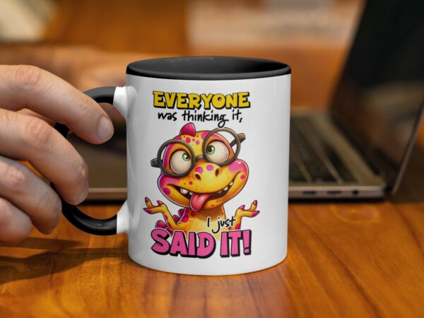 Funny Dinosaur Everyone Was Thinking It Mug - Image 2