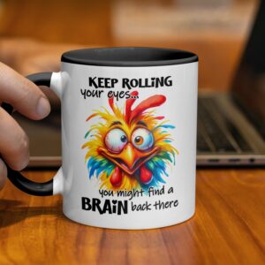 Funny Colorful Bird Bird Coffee Mug - Image 2