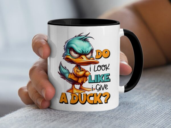 Funny Grumpy Duck Coffee Mug