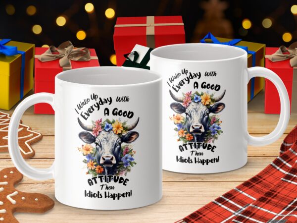 I Wake Up Everyday With A Good Attitude Mug - Image 4