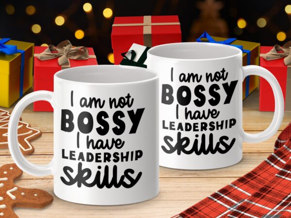 I Have Leadership Skills Funny Office Mug - Image 4