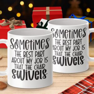 The Best Part About My Job Funny Mug - Image 4