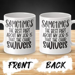 The Best Part About My Job Funny Mug - Image 3