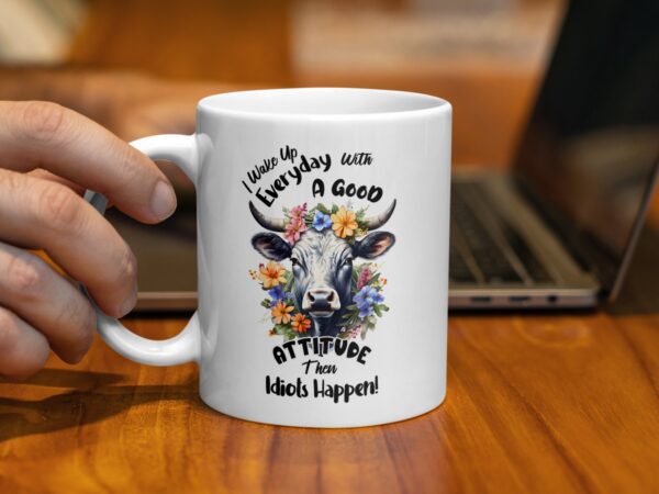 I Wake Up Everyday With A Good Attitude Mug - Image 2